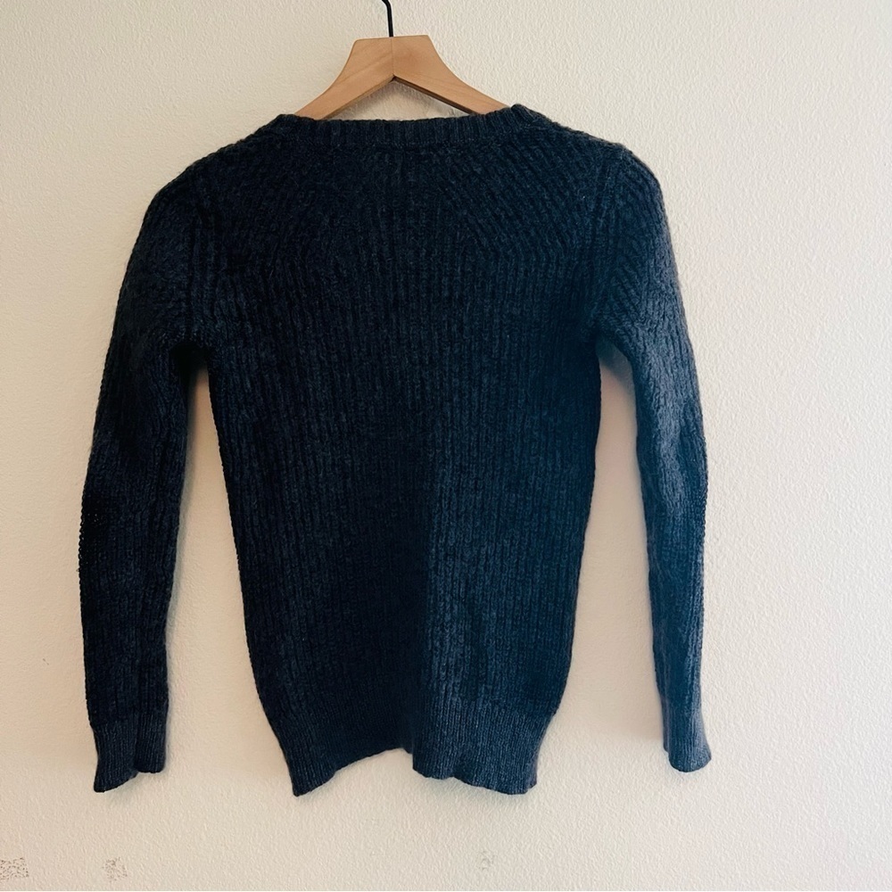 SANDRO Women's Gray Wool Blend Sweater Size 1/Small - Picture 2 of 6